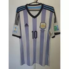 Camiseta Seleccion Argentina Mundial 2014 Titular #10 Messi