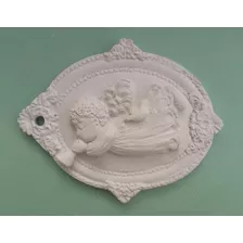 Pastilha De Gesso Anjo Com Trompete 10 Unidades 