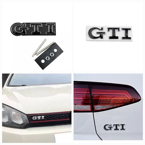 Emblemas Gti Cajuela Parrilla Golf Polo Vento Tiguan Jetta Foto 5