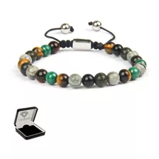 Pulsera Piedras Naturales Moda Hombre O Mujer