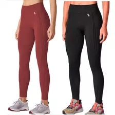 Kit/c 2 Calças Legging Max Lupo Original Cós Anatômico 