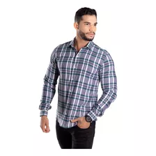 Camisa Xadrez Flanela Slim