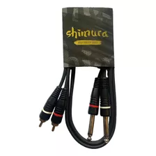 Cable Shimura Auc2036-1.5 2 Plug Mono A Rca