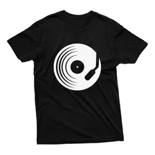 Camiseta Masculina Dj Vinil Toca Discos Eletrônica Música