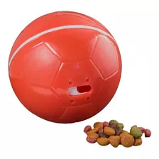 Bola Comedouro Brinquedo Cães E Gatos Vermelho