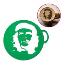 Che Guevara Stencil - Plantillas 8 Cm - Cafe, Reposteria