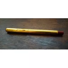 Lapicera Parker Made In U.k Enchapada En Oro 22k 