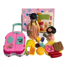 Set Muñeca Hermosa Para Niñas 18 Pcs