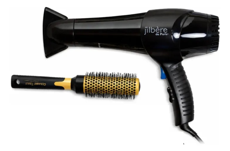 Secador Profesional De 1800w Con Cepillo De Regalo Sin Caja Negro