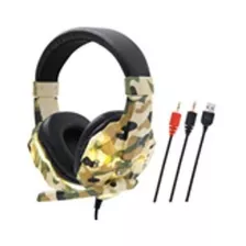 Headset Gamer Para Pc 2 Plug + Usb Sy830-2p