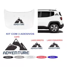 Kit Adesivos Capo E Lateral Jeep Renegade Ate 2023