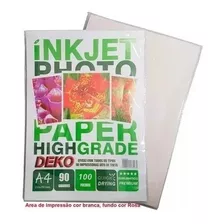 Papel Sublimatico Rosa A4 90g 400 Folhas Deko Inkjet