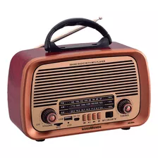 Radio Retro Portátil Am Fm Bluetooth Usb Nordmende Nrd-rr40
