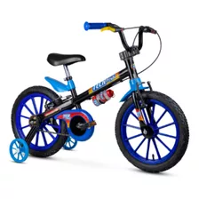 Bicicleta Infantil Menino Nathor Aro 16 Tech Boys C/rodinha 