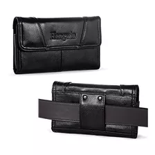 Hengwin Premium - Funda De Piel Horizontal Para iPhone XS