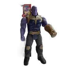 Boneco Thanos Vingadores Articulado Com Luz E Som 30 Cm