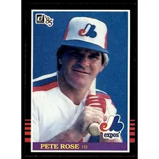  1985 Donruss 254 Pete Rose Nm-mt Montreal Expos Beisebol