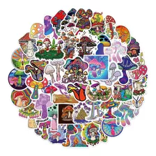 Calcomaniasstickers Hongos Pack 50 Unidades, Geek Hongos