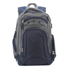 Mochila Wilson 65.11084 Color Azul Oscuro Diseño Lisa 35l