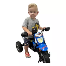 Triciclo Moto Infan Com Som E Luz Suporta Até 25 Kg