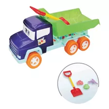 Brinquedo Caminhão Caçamba Grande Super Truck Praia