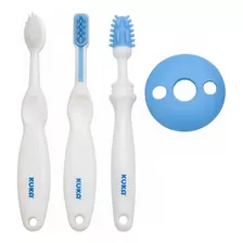 Kit Escovinhas Kuka Cuidado Com Os Primeiros Dentinhos +3m