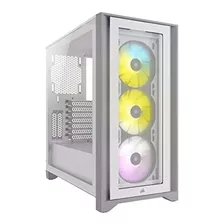 Carcasa Para Pc (atx, Rgb, Media Torre), Color Blanco