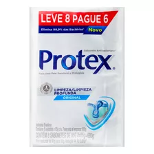 Protex Limpeza Profunda Antibacteriano Original Pack Sabonete Barra Envoltório 680g