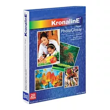 20 H Papel Fotografico Brillante Doble Carta Kronaline Ph348