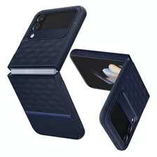 Funda Caseology Parallax 3d Para Galaxy Z Flip 4 - Blue