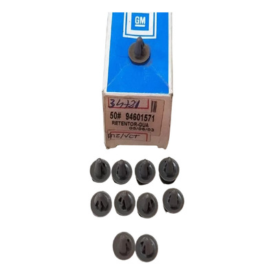 Kit 10 Grampo Fixação Pestanas Gm Monza Vectra 94601571