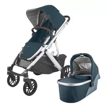 Carriola De Paseo Uppababy Vista V2 Finn Con Chasis Color Plateado