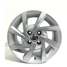 Rodas Volkswagen Gol G9 Aro 15 4x100 (jogo) + Bicos Cor Prata