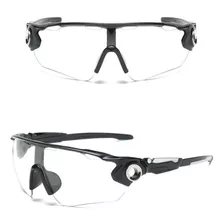 Oculos Ciclista Branco Lente Transparente Noturno - O Melhor