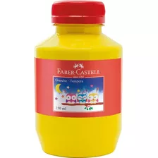 Tinta Guache Amarelo 250ml - Faber-castell