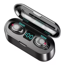 Auriculares Bluetooth F9 Tws 4hs De Musica + Power Bank