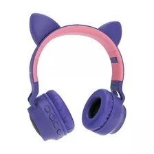 Auriculares Alámbricos Kids Xtech Violeta Y Rosa