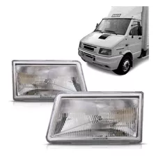 Farol Iveco Daily 97 98 99 00 01 02 03 04 05 06 07 Cromado