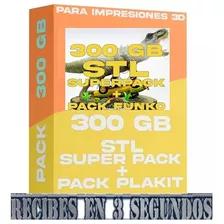 Pack Archivos Stl +300gb + Stl Pack Funko Impresion 3d