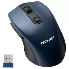 Mouse Tecknet Inalambrico 4800 Dpi/azul