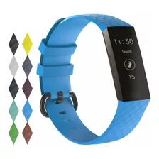 Malla De Silicona Goma Para Fitbit Charge 3 4 Se