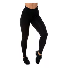 Kit 2 Leggings Lisas Suplex Cós Alto Basic Academia / Lazer