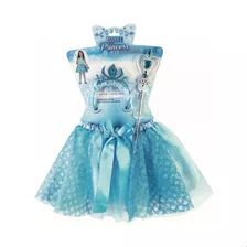 Kit De Princesa Azul Talla Unica Hallowen