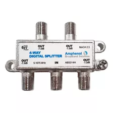 Amphenol De 4 Vias Divisor Coaxial Digital Moca 2.5 Abs314h