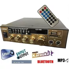 Amplificador De Potência De Reverberação Karaoke Wg-158bt