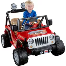 Power Wheels Jeep Wrangler Carro Electrico Niños 12v