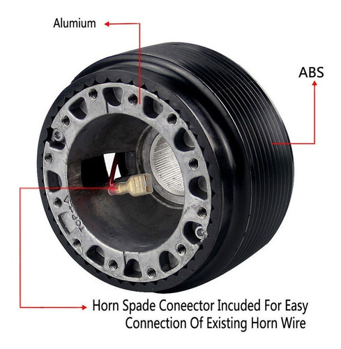 Adaptador De Cubo De Volante Universal Salm Para Vw Golf Mk3 Foto 4