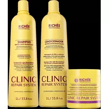 Pack Shampoo Y Acondicionador Litro Y Máscara Clinic Repair 