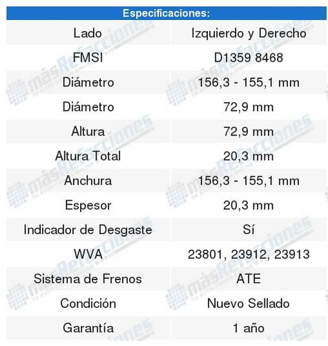 Jgo Balatas Semimetalicas (d) Audi Tt Roadster S 09 A 12 Foto 2