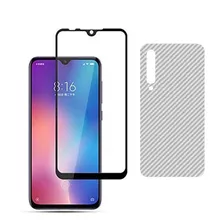 Pelicula Vidro 3d E Pl Traseira Fibra Xiaomi Mi 9se 5.97